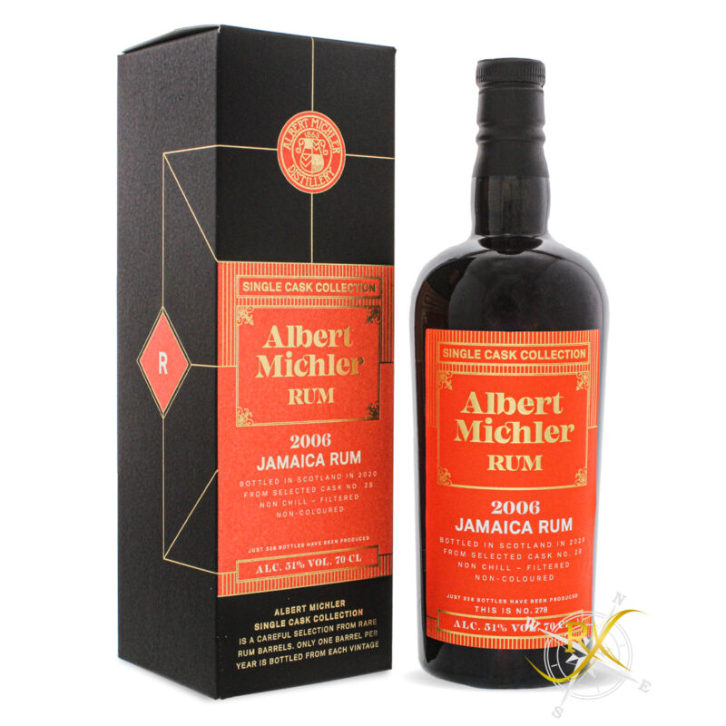 Albert Michler Single Cask Collection Jamaica 2006/20 51% Vol. 0,7l + GB
