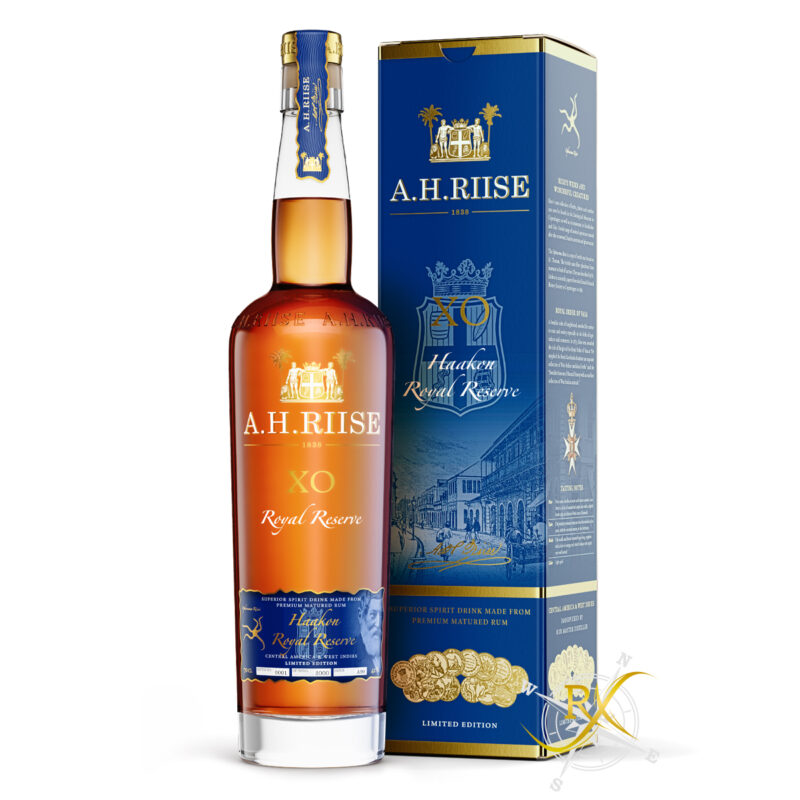A.H. Riise XO Kong Haakon Rayal Reserve 42% Vol. 0,7l + GB