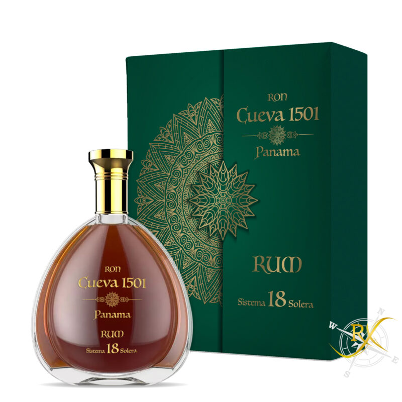 Ron Cueva 1501 Panama Rum 18y 40% Vol. 0,7l + GB