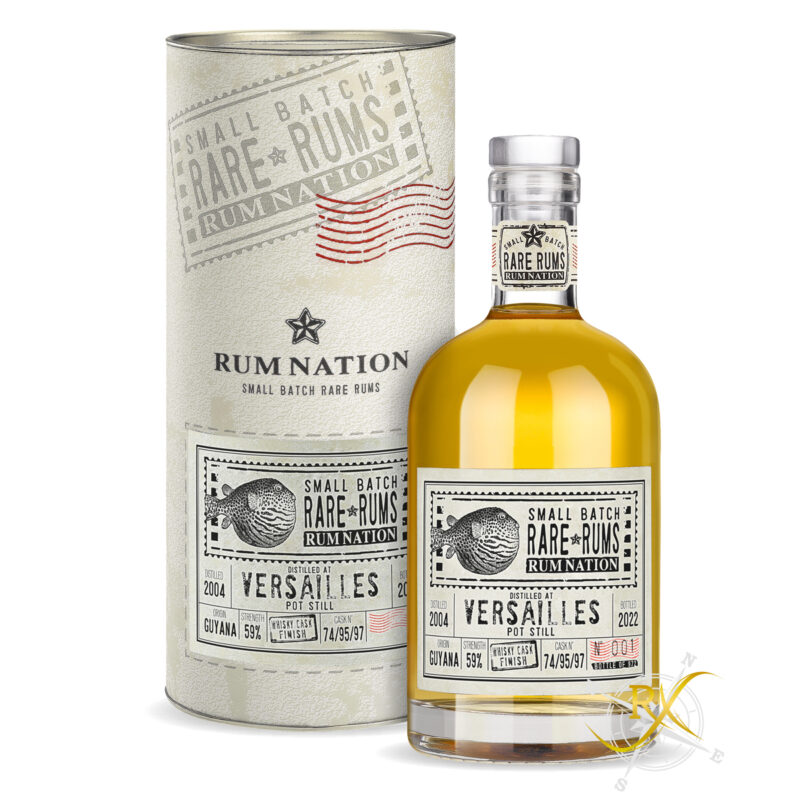 Rum Nation Rare Rums Versailles 2004-22 Whisky Finish 59% Vol. 0,7l + GB