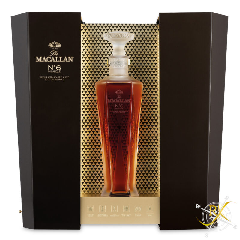 The Macallan No. 6 In Lalique Decanter Whisky 43% Vol. 0,7l + GB