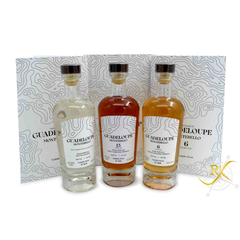 Nobilis Guadeloupe Montebello Rum Set 60,47% Vol. 3 x 0,5l