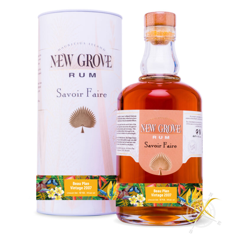 New Grove Savoir Faire Vintage 13y 2007 45% Vol. 0,7l + GB