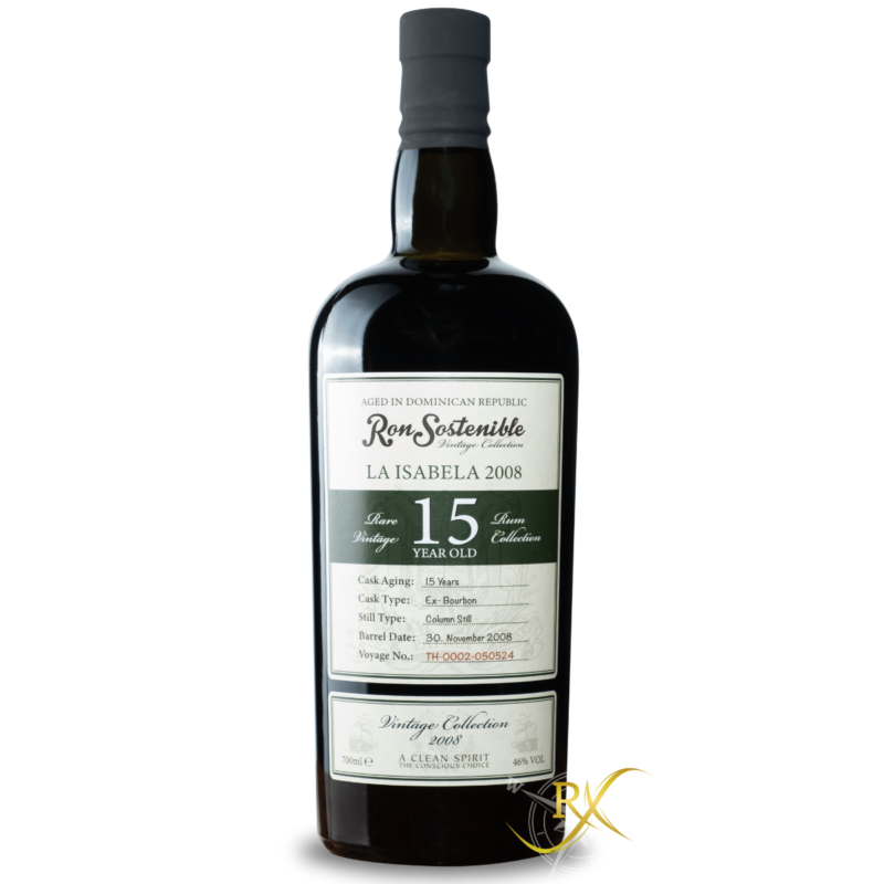 Ron Sostenible LA ISABELA 15y 46% Vol. 0,7l