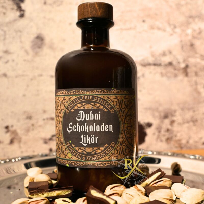 Dubai Schokoladen Likör mit Pistazie & Schokolade 15% Vol. 0,5l