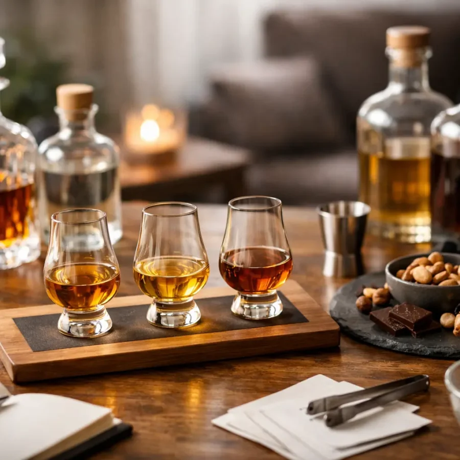 Spirituosen Tasting für zuhause richtig planen